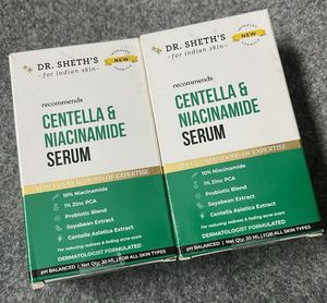 Dr. Sheth's Centella & Niacinamide Serum pack 2