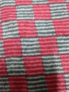 Red &amp; Grey Checked scarf