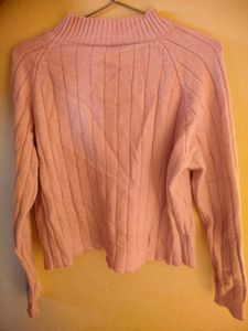 Pink Cropped Sweater