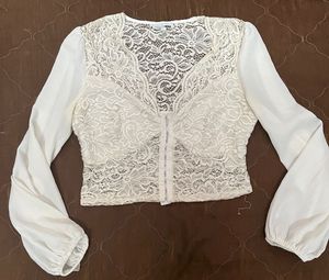 Lace Detail Crop Top