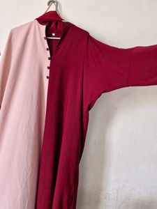Dual Shade Classy Abaya