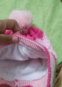 Adorable Pink Knitted Baby Hat