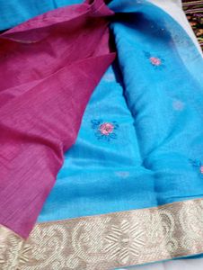 Cotton Off And Saree