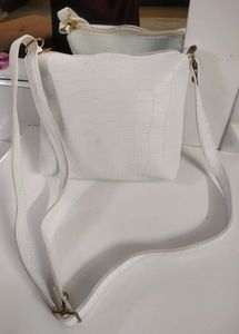 Brand New White Sling Bag