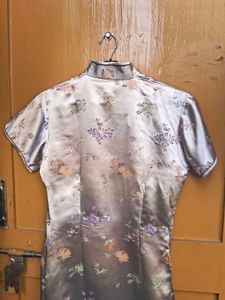 Floral Cheongsam Dress