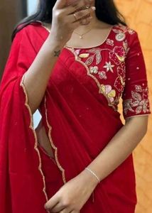 100% Pure Chinon Saree