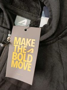 Boldfit Black Zip-Up Hoodie, S Size