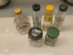 Mixed Empty Glass Bottles