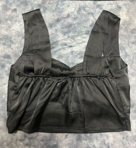 Black Crop Top From Urbanic