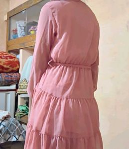 Tiered Pink Dress