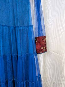 Anarkali Suit With Dupatta And Leggings