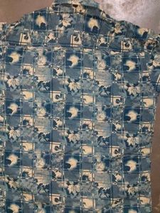 Floral Checkered Men's Shirt