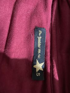 Maroon Zip-Up Hoodie