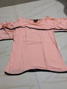 Peach Long Sleeve Top