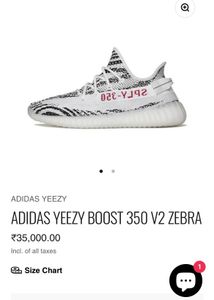 ADIDAS YEEZY BOOST 350 V2 ZEBRA Replica Shoe