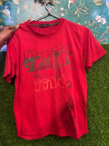 Oversized Back Print Tshirt