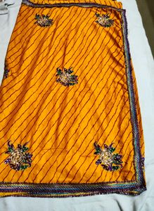Saree with blouse - like new 💗