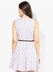 Flamingo Print Dress
