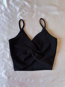Tokyo Talkies Black Crop Top