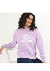 Lilac 'Dramatic' Sweatshirt