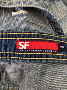 Blue Ripped Dungaree (Women’s)