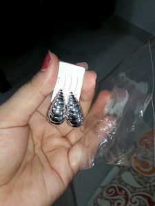 Silver Drop Earrings
