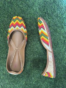 Multi Color Punjabi Jutti For Women