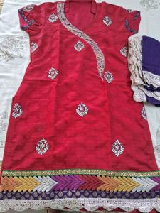 Party Wear Kurti Dupatta Set