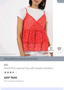Sheer Floral Top