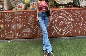 Off Duty India Flared Denim Jeans