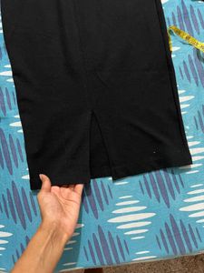 Black Bodycon Dress-S