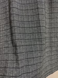 “Bossini” Gray Plaid Shirt Dress