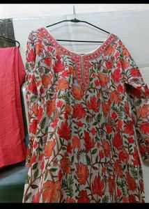 Floral Print Kurta Set