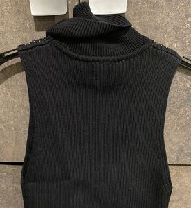 Zara Knitted Embellished cropped Top S