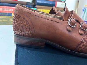 Rosso Brunello Monk Strap Shoes