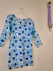 Floral Print Kurta