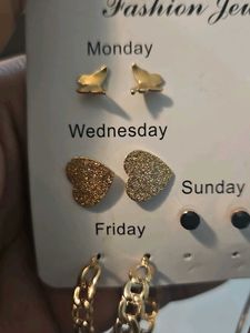 Beautiful 7 Earring Set