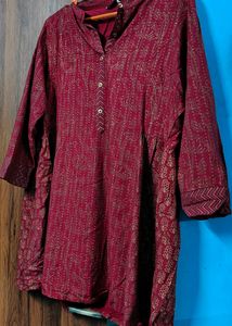 MAX Daily wear Short Red Kurta