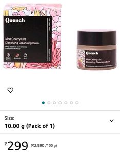 QUENCH COMBO Products (Gel + Cleansing Balm)