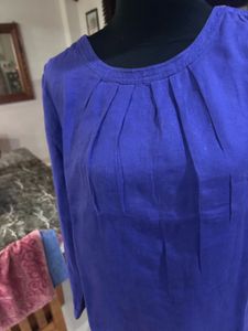 J crew Linen Blouse Rmthlomem Material