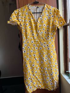 Yellow Floral Dress
