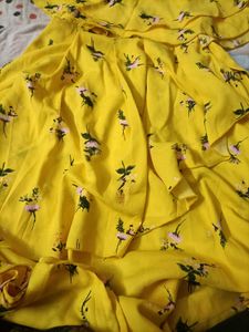 Floral Yellow Dress