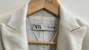 Zara Double-Breasted Blazer