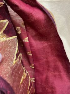 Elegant Maroon Saree