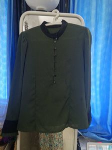 Mehendi Green Top