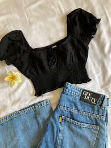 H&amp;M pinteresty smocked top