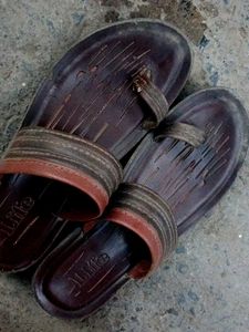 Brown Flip Flops