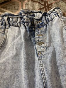 Acid Wash Denim Boyfriend Jeans