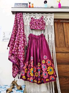 Floral Lehenga Choli Set