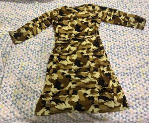 Camouflage Print Dress